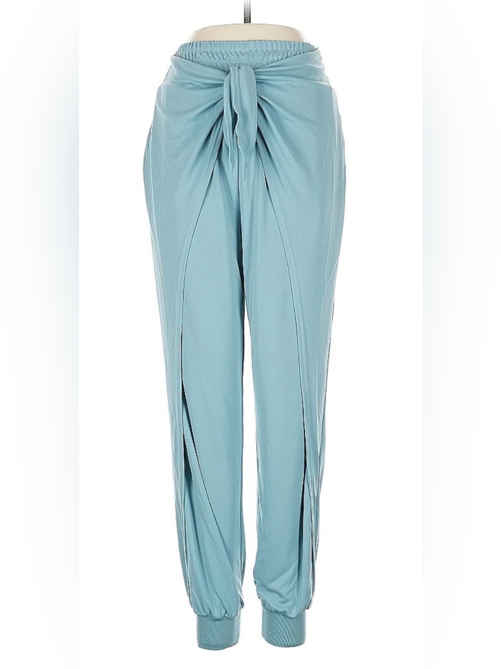 cinq a sept Sky Blue Tie-Front Joggers